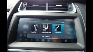 Jaguar EPace 2018 Park Assist Self Park Parallel Park amp Exit [upl. by Ffoeg]