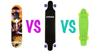 What to choose Skateboard Longboard or Cruiser [upl. by Earesed]