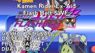 Cara Download SWF Kamen Rider ExAid Flash Belt [upl. by Holcman]