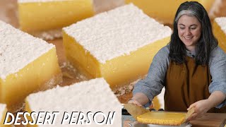 How To Make Lemon Bars with Claire Saffitz  Dessert Person [upl. by Jentoft]