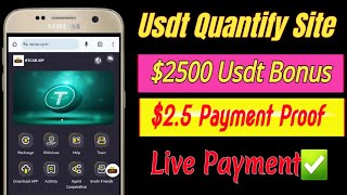 Best Usdt Earning platform Per click 120 earning Latest Usdt income site 2024 [upl. by Zerat56]