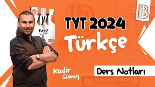 61 TYT Türkçe  Paragraf Konu 2 Ana Düşünce Yardımcı Düşünce  Kadir GÜMÜŞ  2024 [upl. by Yesdnil]