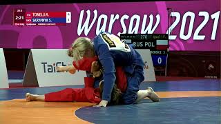 Qual Womens GP GI  53 kg A TONELLI ITA v S SKRYPNYK UKR [upl. by Nedia125]