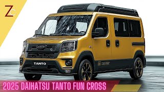 New 2025 Daihatsu Tanto Fun Cross quotFunky Mini Camper Vanquot [upl. by Asteria]