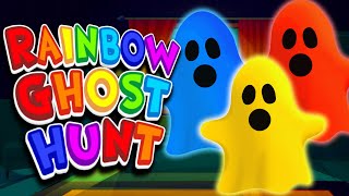 Rainbow Ghost Hunt Freeze Dance  Halloween Brain Break Party  Spooky Hunt  Danny Go Dance [upl. by Moser]