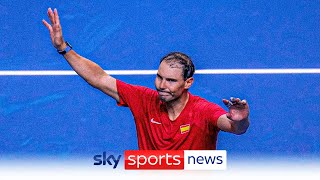 BREAKING Rafael Nadal retires after Spain lose in Davis Cup [upl. by Haorbed44]