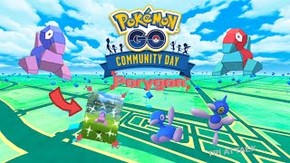 Pokemon GO Porygon Community Day  pokemongo communityday porygon [upl. by Lavud]