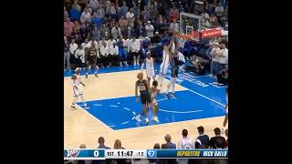 CHET BLOCKS WEMBY DUNK then blocks Sochan Thunders vs Spurrs NBA shorts nba nbahighlights okc [upl. by Enniotna]