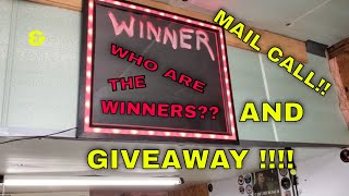 MAIL CALL AND GIVEAWAY  We thank you all so much for checking our channel out [upl. by Sharia]