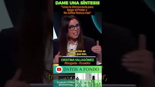 quotUsan la Democraciaquot Cristina Villagomez shorts venezuela maduro mcm politica DatosVen [upl. by Grissom175]