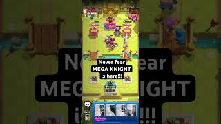 MEGA KNIGHT EVOLUTION clashroyale gaming funny [upl. by Yelekalb475]