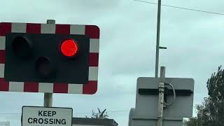 3067 Hykeham Station Level Crossing in Lincolnshire [upl. by Zabrine42]