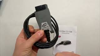 vLinker FS OBD2 adattatore USB per FORScan Prodotto ben fatto e ben supportato a livello di documen [upl. by Frederica]