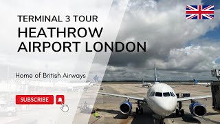 Heathrow Airport Terminal3 Tour  Heathrow International Airport  Britains Busiest Airport [upl. by Ecnaret]