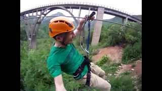 Zipline  Tara Canyon Montenegro [upl. by Desmund999]