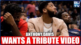 Anthony Davis Wants A Tribute Video From The Pelicans 🤣  【日本語字幕】 [upl. by Hollingsworth917]