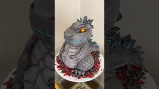 Would you fancy this cake for your birthday3dcake cake cakemonster cakedecorating babygodzilla [upl. by Berte]