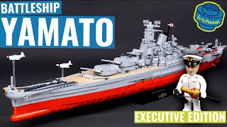 Battleship YAMATO  Executive Edition  COBI 4832 Speed Build Review [upl. by Enyledam]