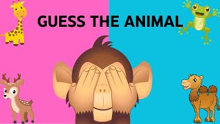 Guess That Animal ULTRA EASY for kids 🐸🙈🙊🙉 [upl. by Ynahpets]