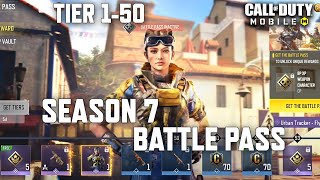 NEW Season 7 Battle Pass Tier 150 in COD Mobile All BP Rewards  Gameplay Season 7 CODM Leaks [upl. by Giustina166]