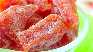 Цукаты из тыквы Самый вкусный рецепт candied pumpkin natural candy [upl. by Garson212]