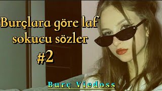 Burçlara Göre Süper Laf Sokucu Sözler 2 Muhteşem Sözler 🔥 [upl. by Enyawed]