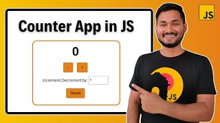 Counter App in JavaScript  Project for Beginners  JavaScript Projects [upl. by Edylc91]