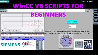 WinCC VB Scripts for Beginners  Siemens TIA Portal VB Script  Visual Basic Script  Visual Basic [upl. by Tfat]