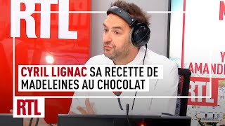 Cyril Lignac  sa recette des madeleines au chocolat [upl. by Pascal]