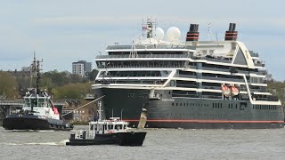 SEABOURN VENTURE departs LONDON [upl. by Eseila]