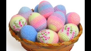 Tutorial Huevos de Pascua Amigurumi parte 2 de 2 [upl. by Rozelle]