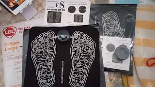 Unboxing and Review on EMS Foot Massager Mat  EEC032022 [upl. by Mauretta]