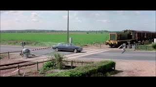 The Wing or The Thigh  Laile ou la cuisse 1976 Train Scene TRAINS IN MOVIES 9 [upl. by Standish]