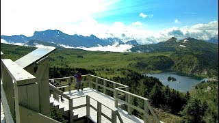 Hiking to Sunshine Village Standish Viewing Deck [upl. by Adrahs804]