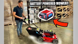 Toro 21466 Battery Operated Mower Walk Around [upl. by Lyreb107]