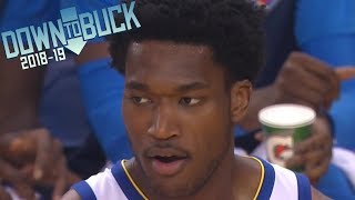 Damian Jones Career High 12 Points3 Blocks Full Highlights 10162018 [upl. by Siloam]