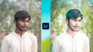 Blue and lime green tone Lightroom photo editing Lightroom photo editing tutorial [upl. by Eikin]