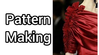 Sleeves design pattern making tutorial for sewing [upl. by Sivie831]