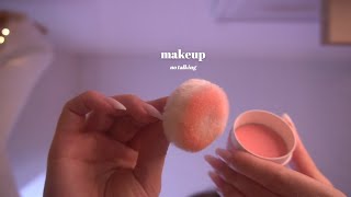 ASMR 🤍 No Talking First person Makeup On Your Face [upl. by Tedie822]