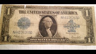 1923 quotHorse Blanketquot Silver Certificate [upl. by Hesta743]