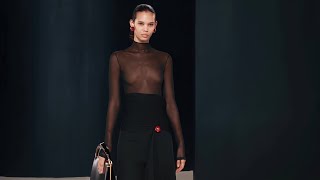 Futuristic Hollywood musthaves by Salvatore Ferragamo Milan FW 2324  FashionTV  FTV [upl. by Nerine]