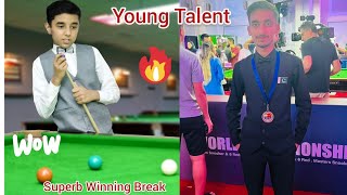 Ahsan Ramzan Vs Hussain Akhter  Snooker Young Talent  World Champion 🏆 Vs Sindh Champion🏆snooker [upl. by Calendra970]