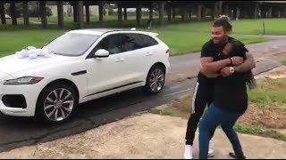 Athletes Surprising FamilyFans With Homes and Cars Compilation [upl. by Htebazileyram]