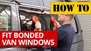 How to professionally fit campervan windows to a VW Transporter T5 or T6 [upl. by Yspyg591]