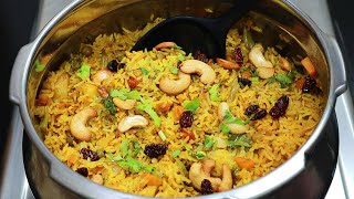 Vegetable Biriyani ഒരു ഒന്നൊന്നര രുചിയിൽ  Restaurant Style Biriyani  Veg Biriyani in Cooker [upl. by Lacram602]