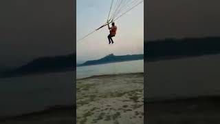 Parasailing Fails at Khanpur Dam Dangerous shorts [upl. by Auop]