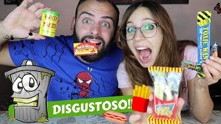 MANGIAMO CIBO SPAZZATURA snack americani disgustosi [upl. by Enaywd]