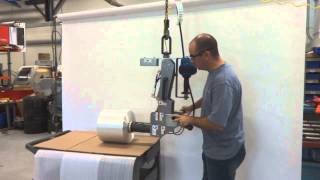 Pneumatic Roll Turner w Gorbel G Force [upl. by Nagrom27]