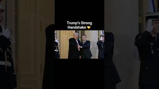 Trump’s Strong Handshake 🤝 [upl. by Nylekcaj531]