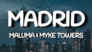 Maluma  Madrid Karaoke ft Myke Towers [upl. by Paterson]